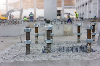 a construction fastener that is larger than a typical bolt 